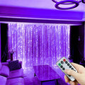 Luzes de fadas de natal guirlanda de casamento ao ar livre 8 modo led usb cortina luz corda festa decoração do feriado jardim luz navidad