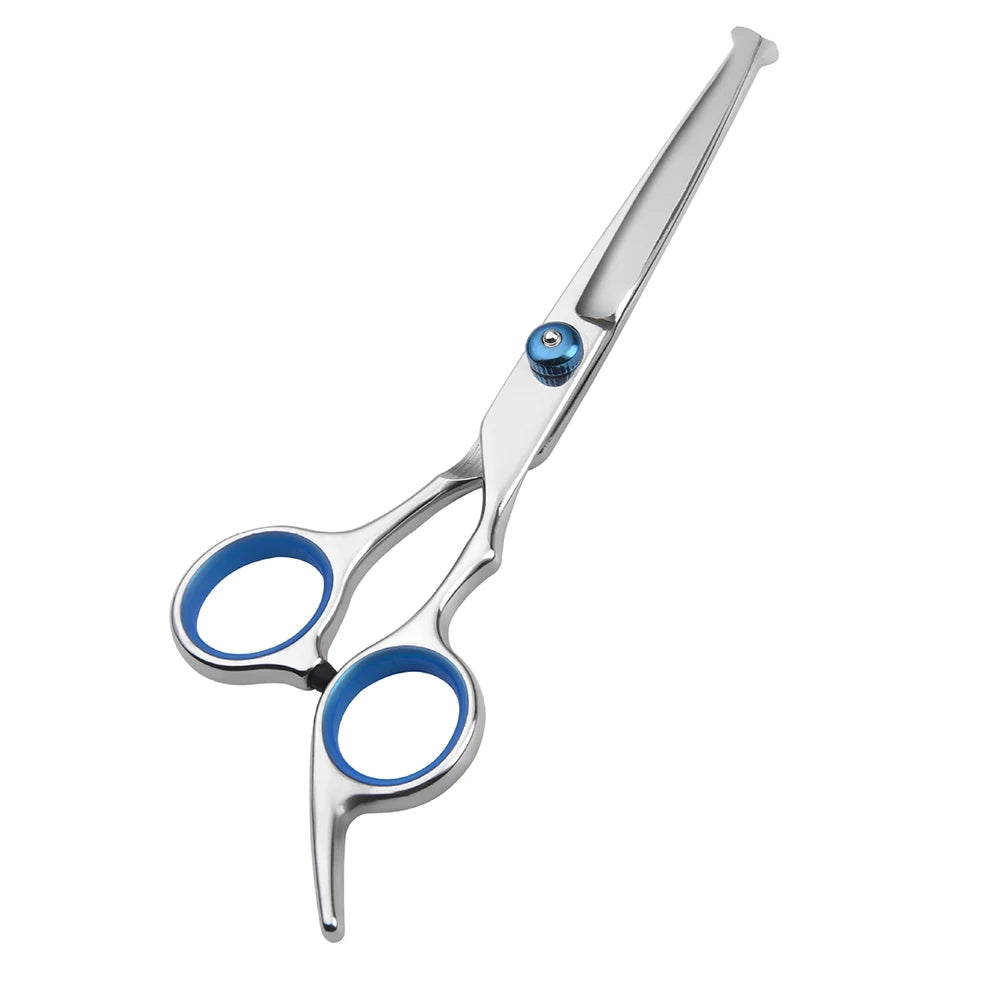 Tesoura do cabelo do cão de pelúcia, Pet Clean Grooming Tools, cabeça redonda segura, 6 ", 1Pc