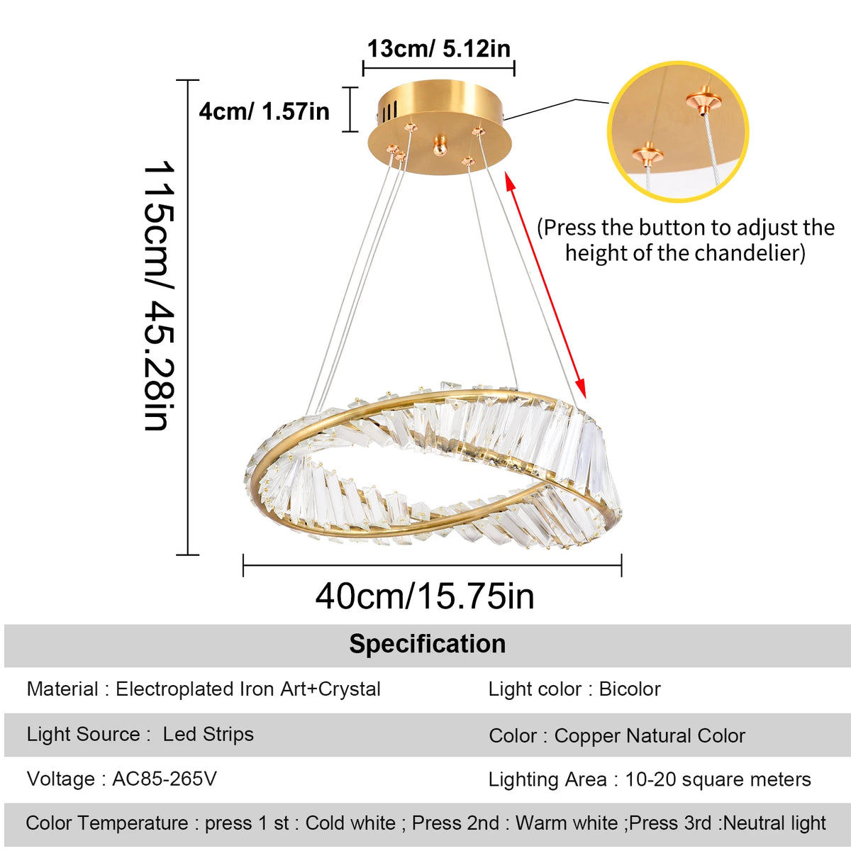 Led anel de luxo luzes pingente para sala estar jantar lustre moderno decoração casa lâmpada do teto nordic luminária lustre