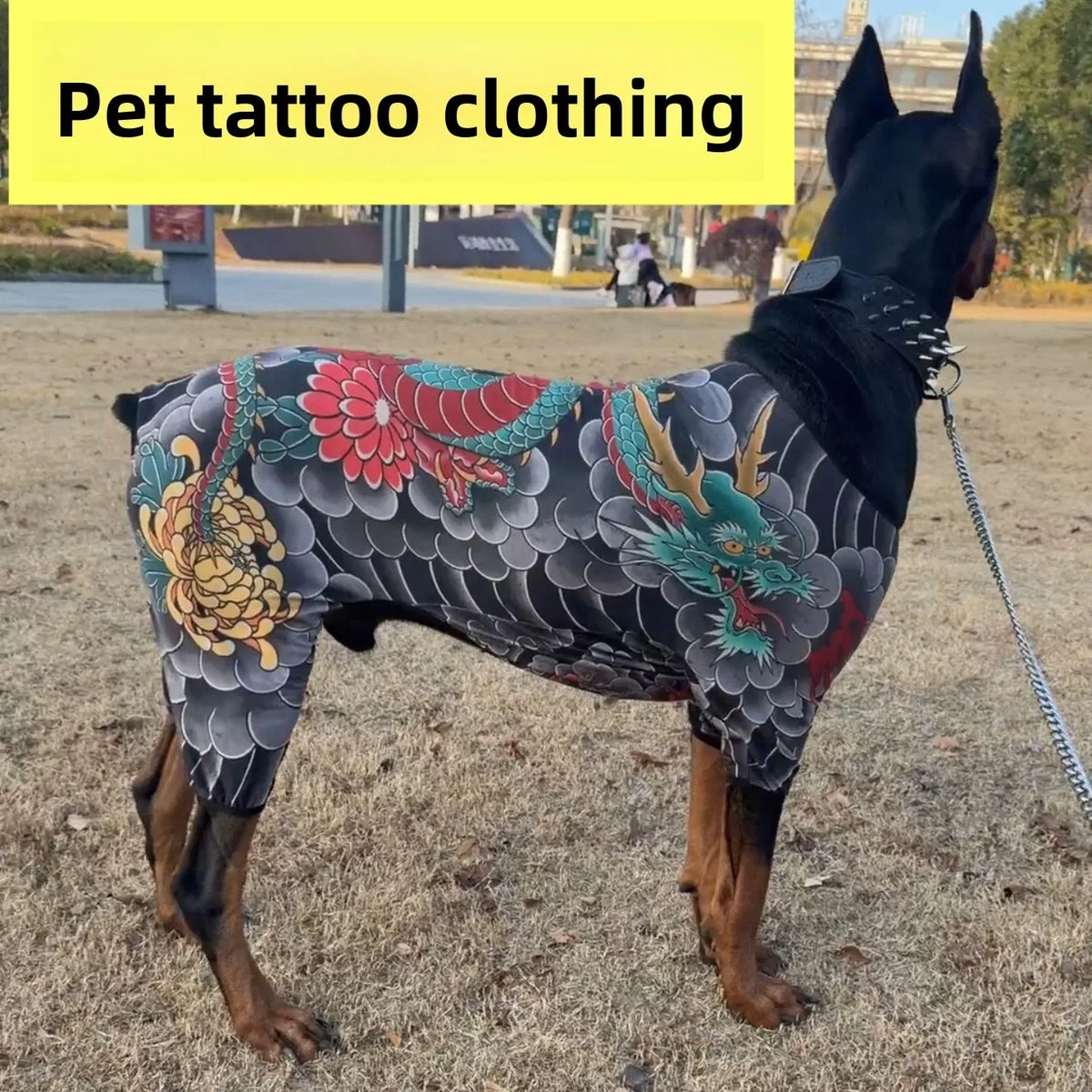 Roupa para Tatuagem de Animais de Estimação, Anti-Queda de Pelo, Roupa Respirável para Animais de Quatro Patas, Roupa Personalizada para Animais de Estimação, Roupa Divertida para Animais de Estimação