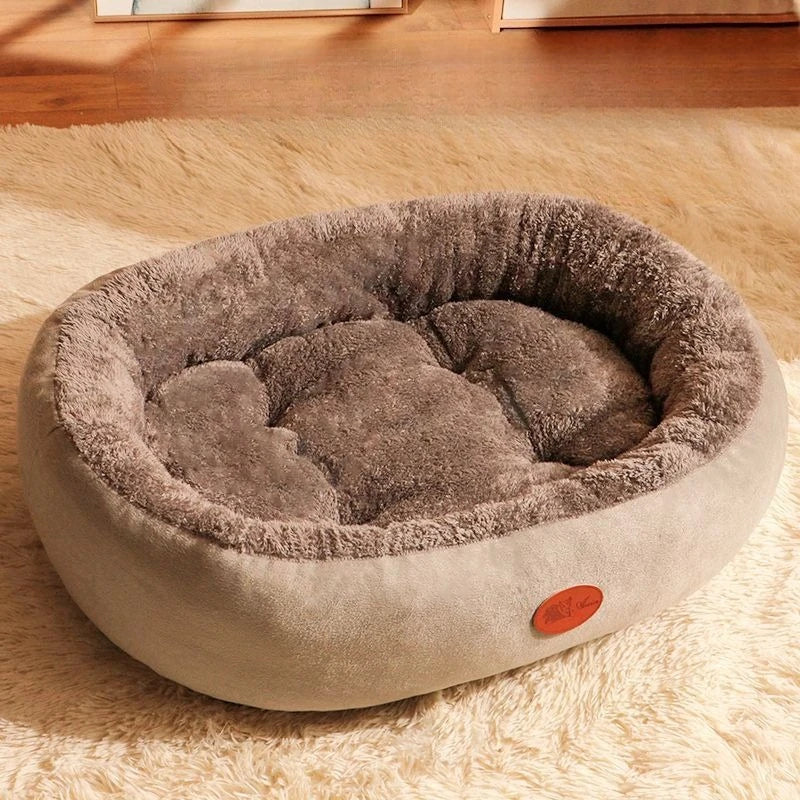 Ninho quente engrossado para outono e inverno ninho de animais de estimação ninho de cachorro esteira ninho de gato grande e pequeno cão de pelúcia toda a temporada cama universal para animais de estimação