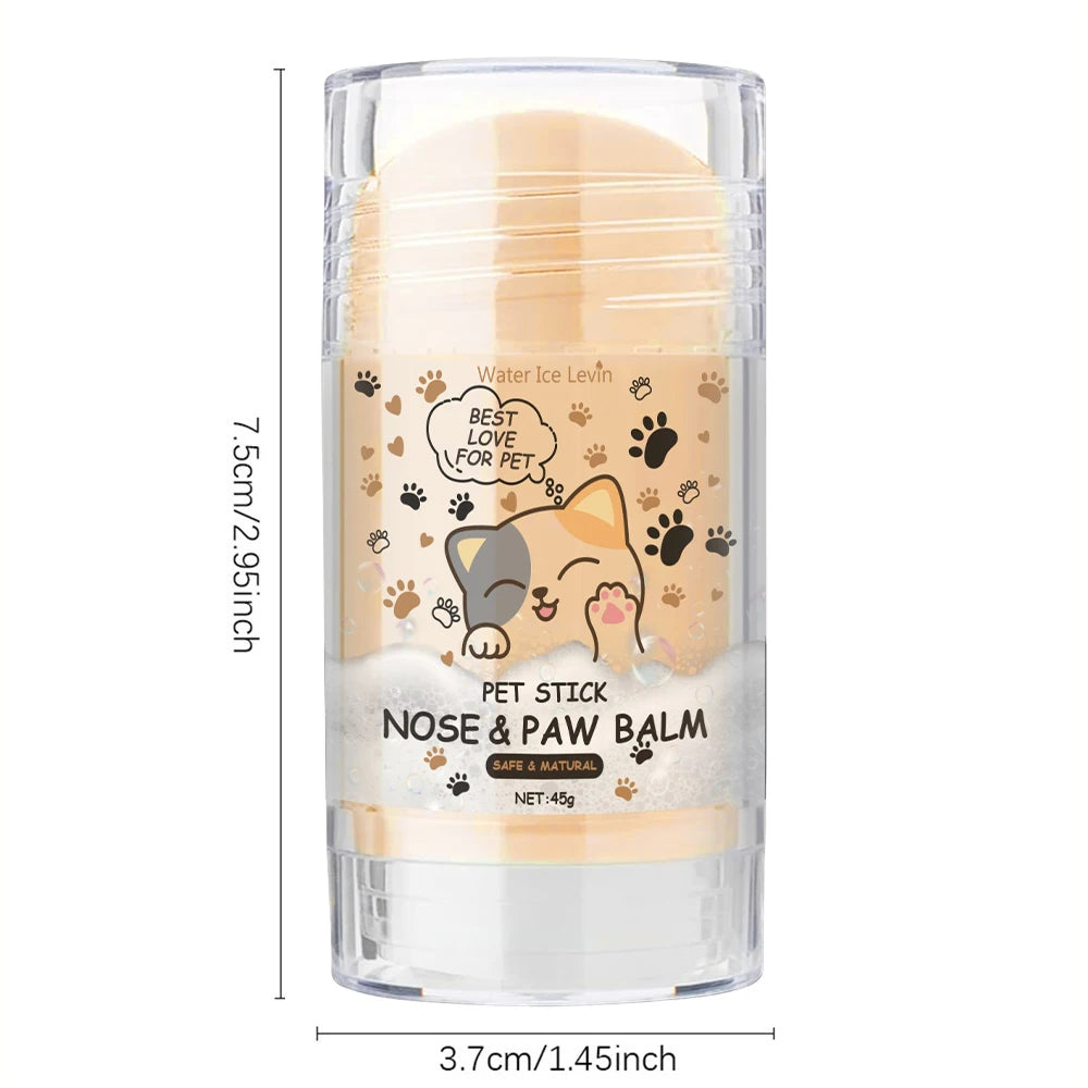45g cão nariz e pata bálsamo cão pata creme gatos cães pata protetor creme pet pés hidratante pet crack pés reparação acessórios para animais de estimação