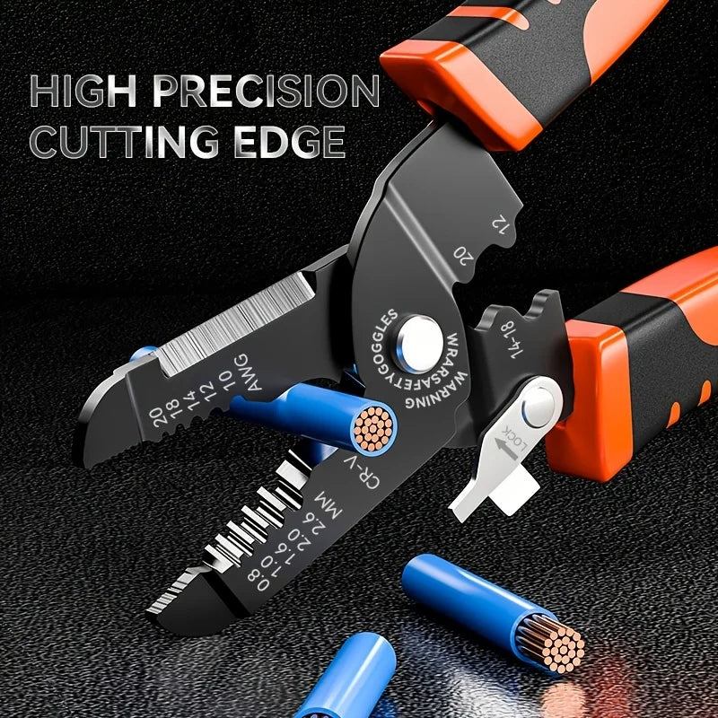 Wire Stripper Crimping Tool, Wire Cutter, Cable Stripper, Wiring Tools, Crimping Tool