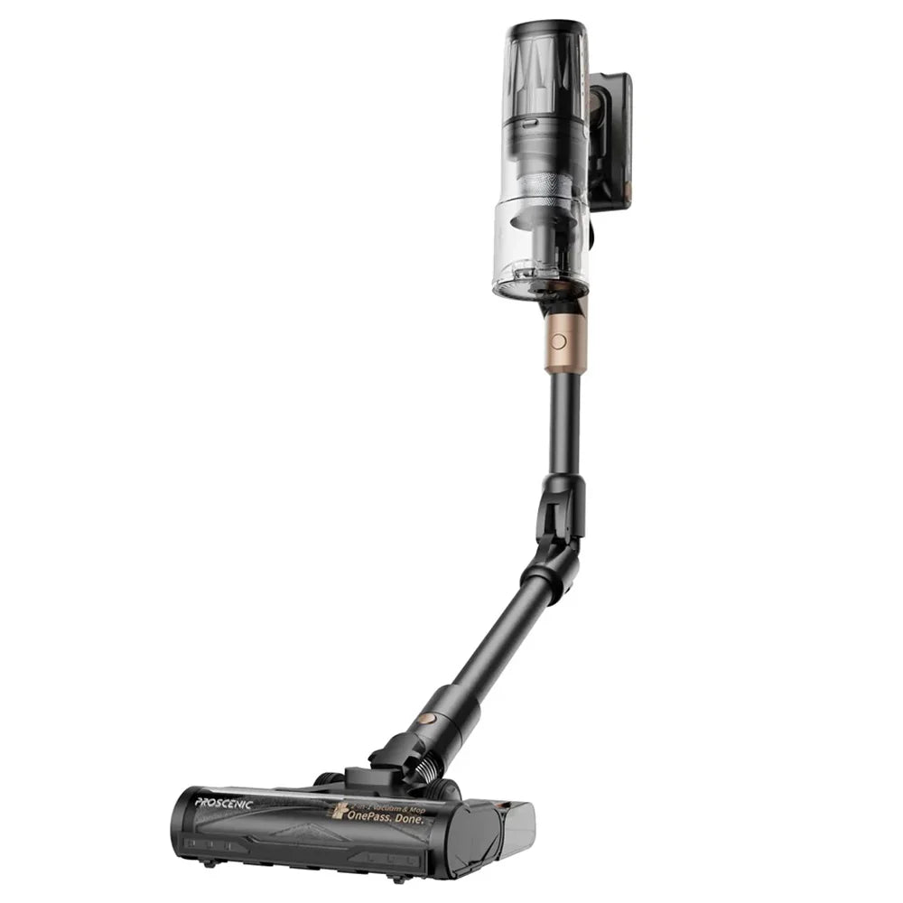 Aspirador de Pó Sem Fio Proscenic P20 OnePass, Sucção de 70000Pa, 70 Minutos de Autonomia, Motor Sem Escovas de 680W, Limpeza a Seco e Úmido