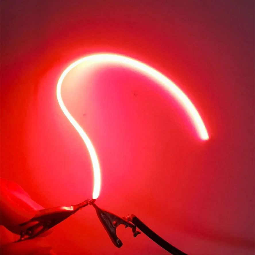 Led mesmo final filamento flexível ultra fino 3v espiral lâmpada filamento retro edison lâmpada peças diodo iluminação tira decoração Kasa & Pet
