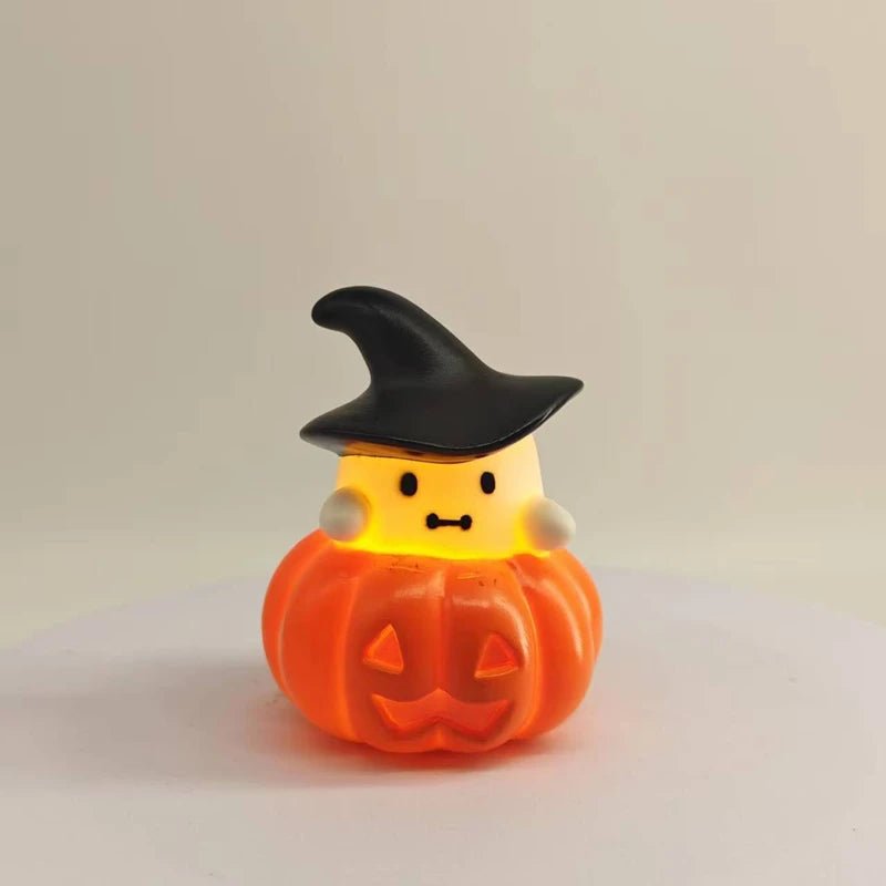 Luz noturna de abóbora e fantasma para o Halloween, ornamento luminoso, decoração criativa, adereço para festa de Halloween, presente de feriado - Kasa & Pet