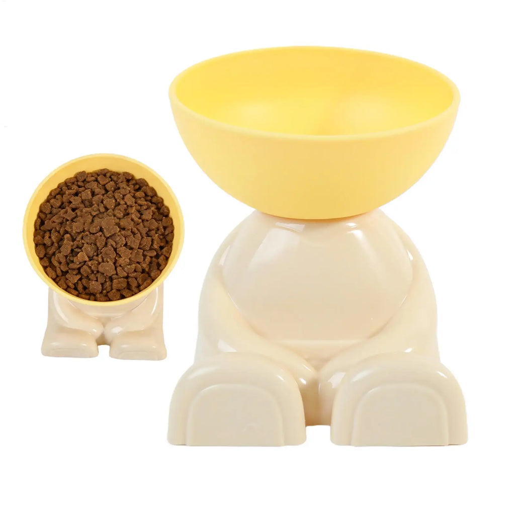 Tigelas para Alimentação de Gatos e Cães, Prato Elevado para Alimentos, Comedouro Antiderrapante para Animais de Estimação, Ideal para Cozinha, Apartamento e Uso Interno