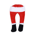 Decoração da árvore de natal papai noel pernas de pelúcia porta decoração papai noel elf perna decoração de natal para casa pendurado ornamentos 2024