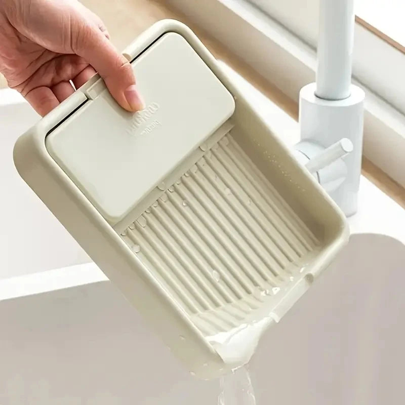 1pc dobrável pote tampa titular e colher resto para fogão e bancada-resistente ao calor utensílios de cozinha Rack para colheres,