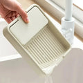 1pc dobrável pote tampa titular e colher resto para fogão e bancada-resistente ao calor utensílios de cozinha Rack para colheres,
