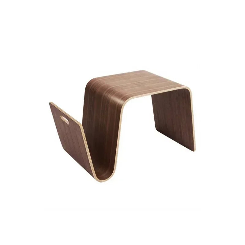Mesa de centro nórdica minimalista, peça central chique de madeira maciça, ideal para salas de estar e cantos de varanda, simples e elegante