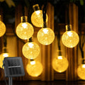 Impermeável Solar String Lights, 200 LED, Crystal Globe, Festão, Fada Luz, Jardim, Natal, Decoração ao ar livre