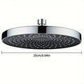 Grande fluxo chuvas cabeça de chuveiro 25cm pulverizador superior alta pressão cabeça chuveiro poupança água torneira do chuveiro acessórios do banheiro