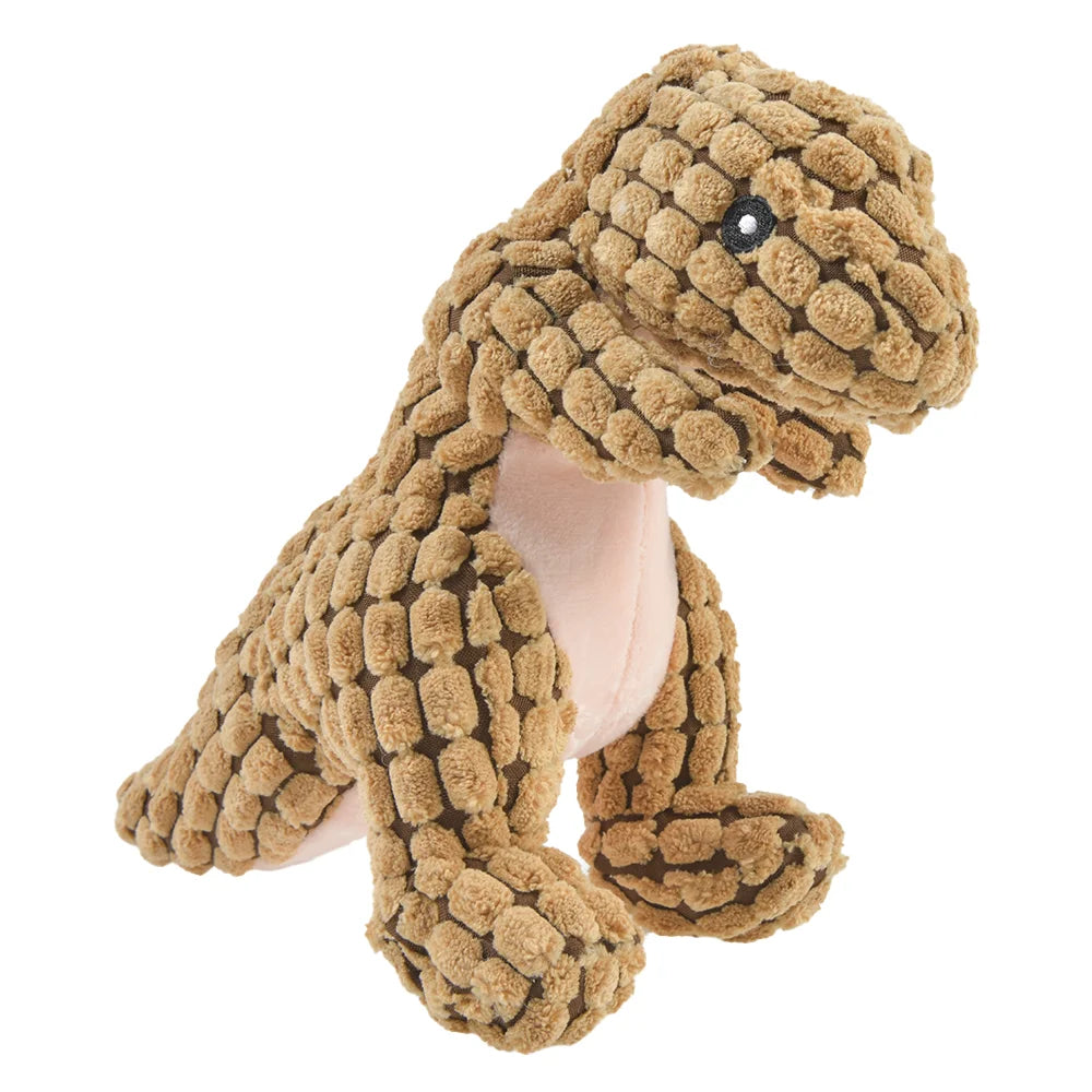 Gatos e cães animais de estimação dinossauro de pelúcia brinquedos interativos cão mastigar brinquedos de pelúcia recheio suprimentos para animais de estimação brinquedos para cães pequenos