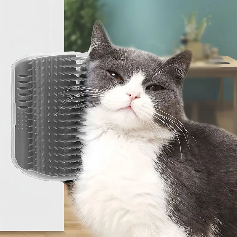 Massageador e Escova para Gatos, para Arranhar e Cuidar de Gatos de Pelagem Curta e Longa, Brinquedo de Massagem Suave para Gatinhos, Produtos para Animais de Estimação