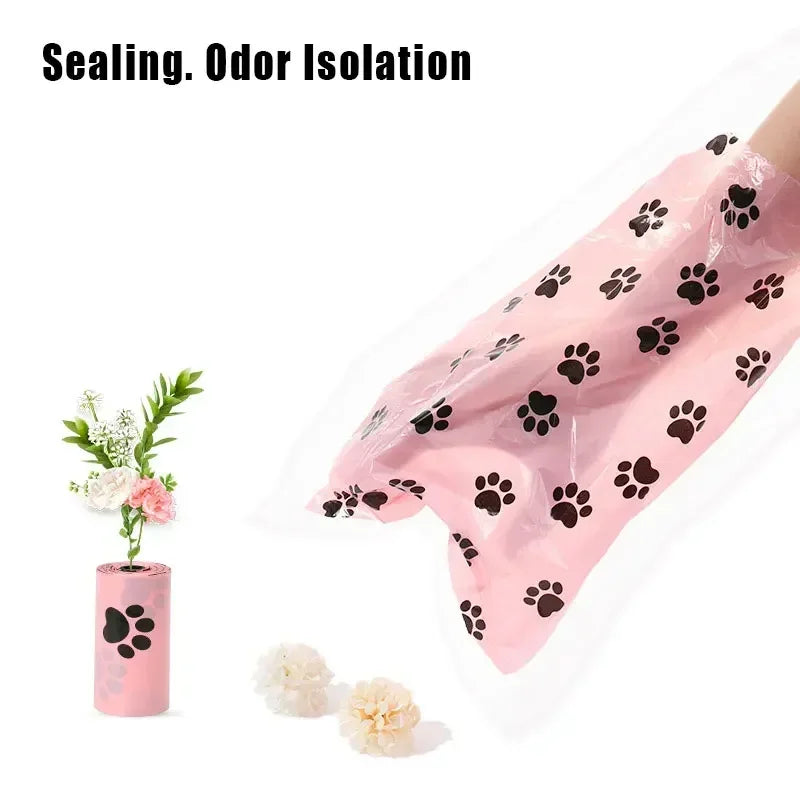 10 rolos saco de cocô do cão limpeza ao ar livre saco de cocô ao ar livre limpo animais de estimação suprimentos para cão 15 sacos/rolo recarga saco de lixo suprimentos para animais de estimação