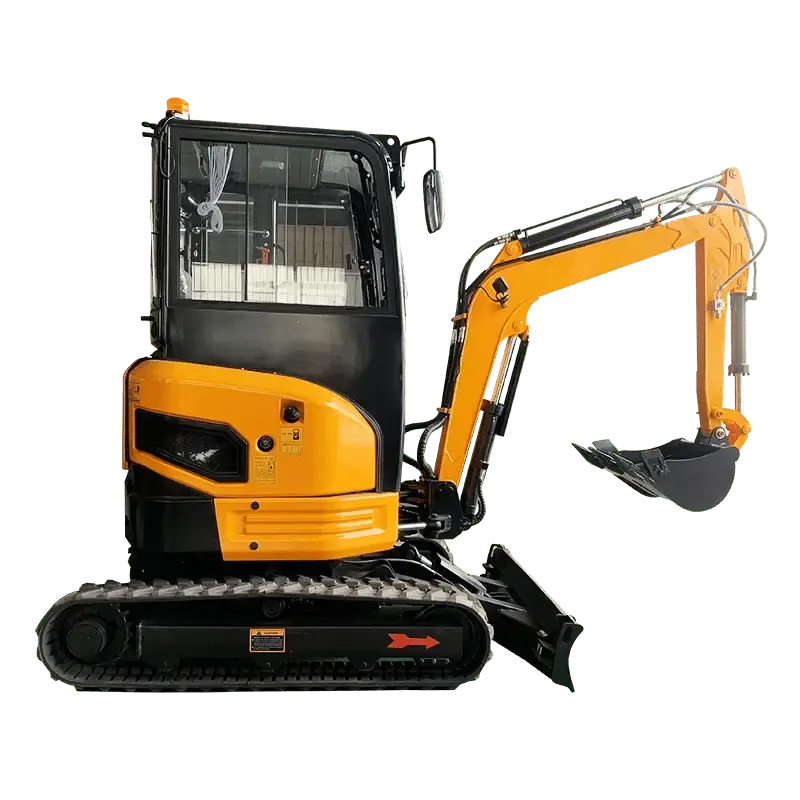 Mini escavadeira de 2,5 toneladas CE EURO5, mini escavadeira doméstica de 1 tonelada, 2 toneladas, EPA, tipo esteira, com motor, para venda.