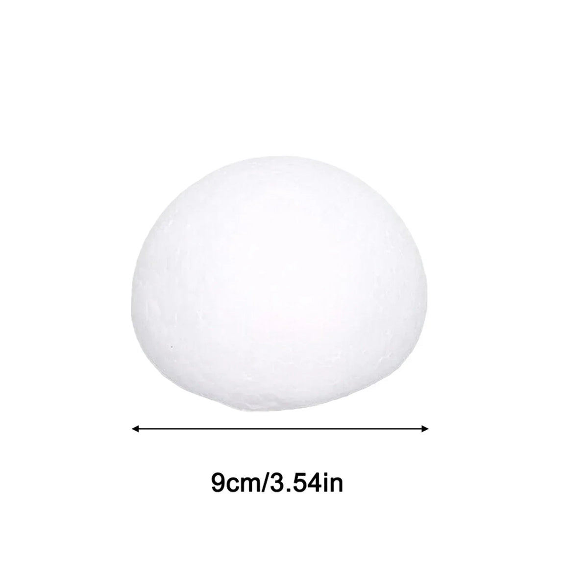 7.5/8/9/10/12/15cm meia redonda poliestireno bolas de espuma para diy natal crianças pintadas festa de casamento bolas de flores decoração