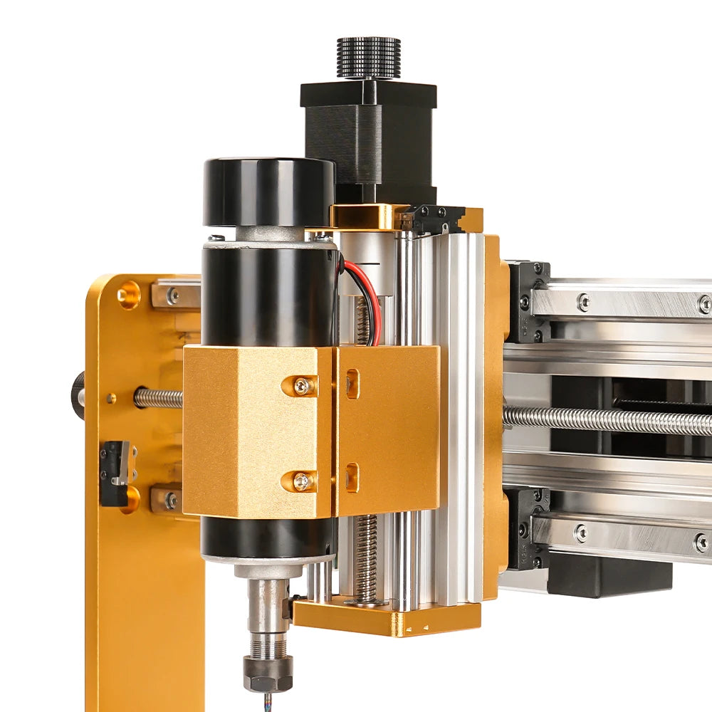 Máquina de fresagem CNC3018PRO, roteador CNC e máquina de gravação com kit de interruptor de limite para uso offline em trabalhos de marcenaria.