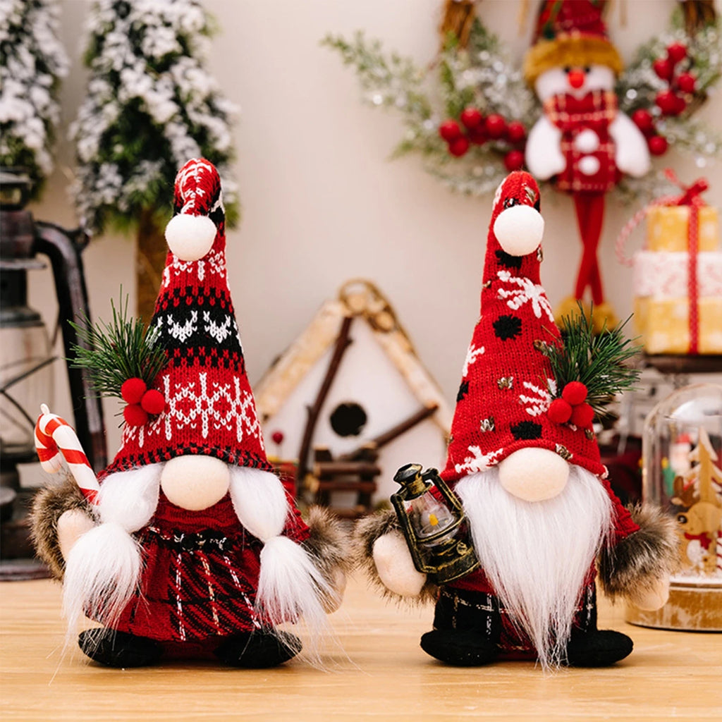 Gnome natal boneca sem rosto ornamento feliz natal decorações para casa 2024 navidad natal cristmas presente de natal ano novo 2025