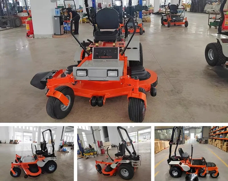 Cortador de Grama Elétrico Robótico de Esteira para Uso Doméstico, Personalizado, com Lâminas de 800mm, 1000mm, 1200mm, para Cortar Grama