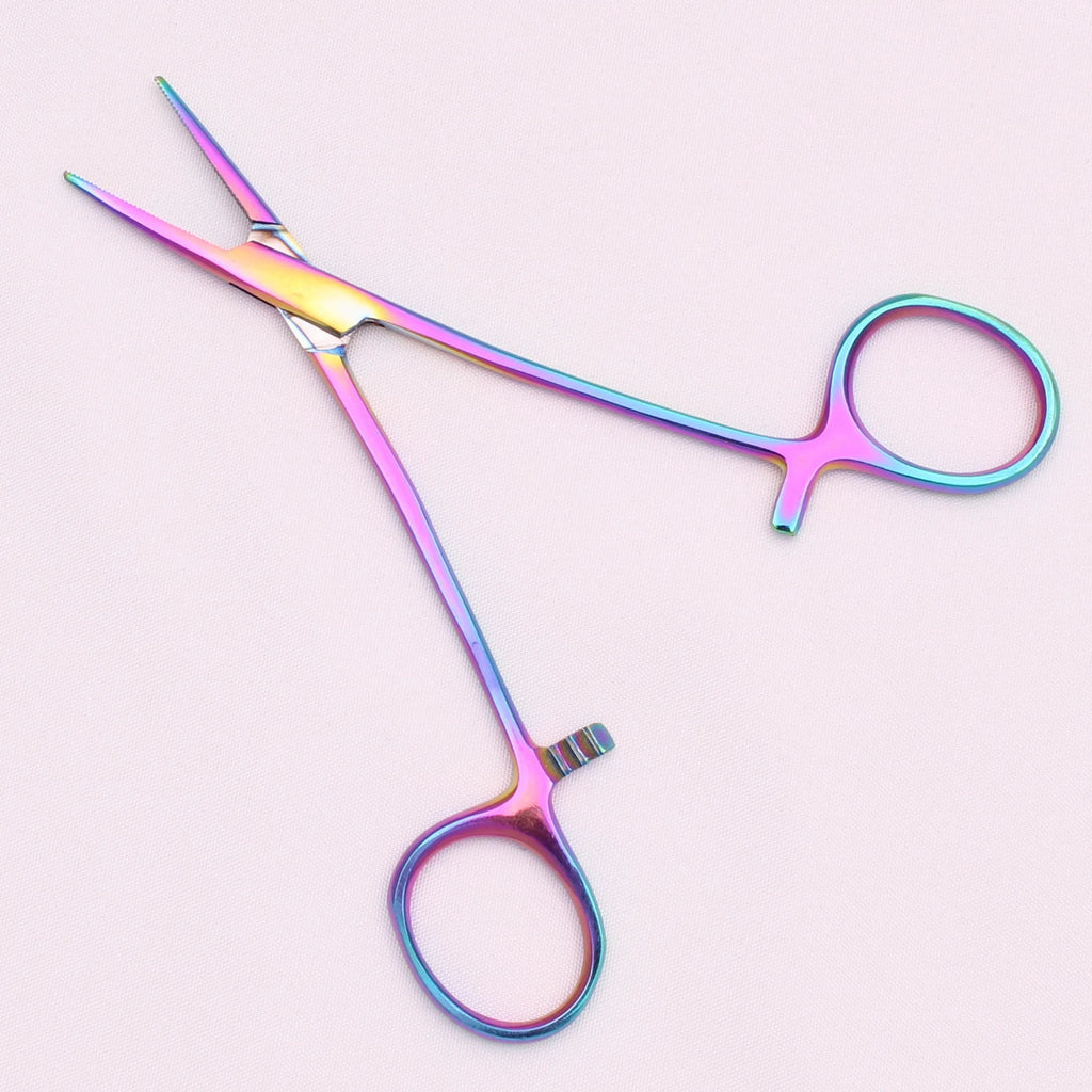 Pinça hemostática para salão de beleza de animais de estimação, 13cm (5 ''), profissional, cães, hospital, gatos, lesões, casa, aço inoxidável japonês