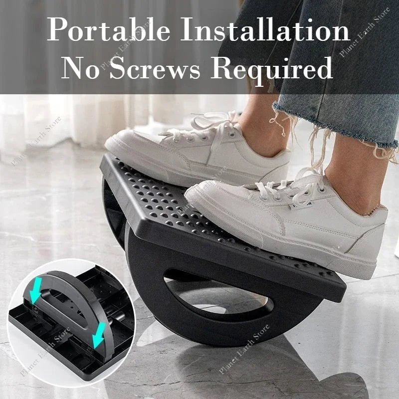 1pc portabilidade pé resto sob mesa apoio para os pés ergonômico pé fezes balancim placa de equilíbrio confortável pé fezes para escritório em casa