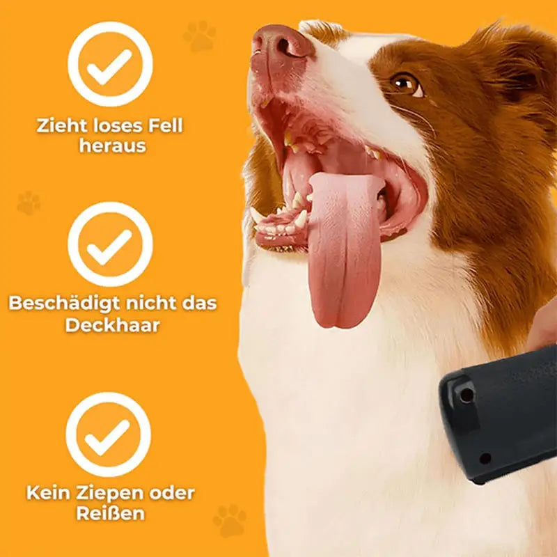 Escova Profissional para Remoção de Pelos de Animais, Escova Multifuncional Ergonômica para Cães, Ferramenta de Remoção de Pelos