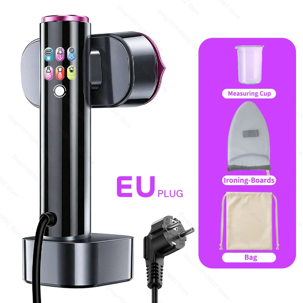Ferro a Vapor Portátil Profissional de Mão 1200W para Uso Doméstico, Vaporizador de Roupas para Superfícies de Vestuário