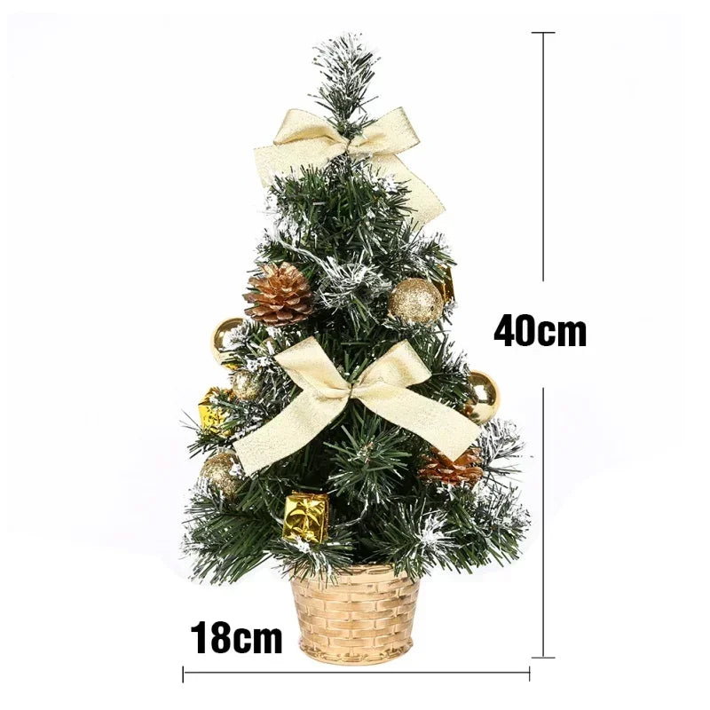 40cm led árvore de natal nightlight led luz pinho agulha árvore mini árvore de natal decoração de mesa ornamento presente de ano novo