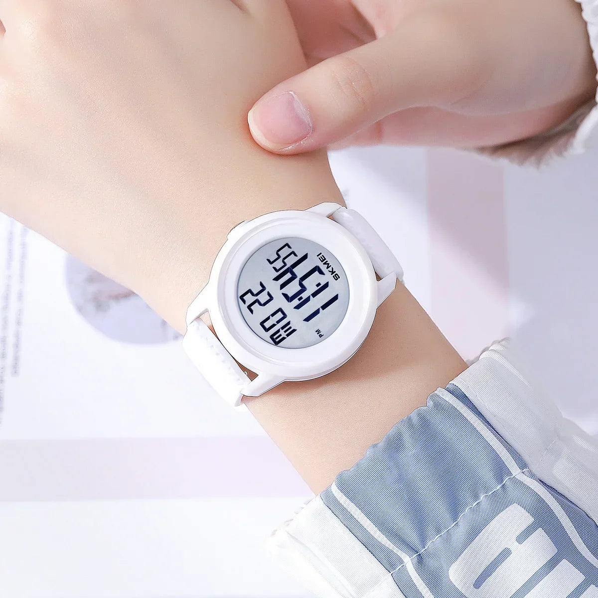 SKMEI 2218  Clock reloj hombre Cool Digital Countdown Sport Watches For Men Women Student 5Bar Waterproof Stopwatch Wristwatch