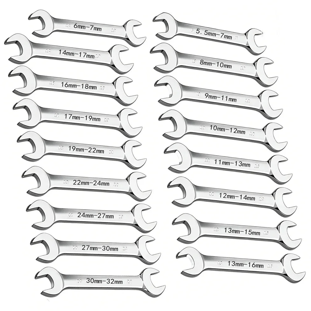 Chave de Boca Dupla de 5.5mm-32mm, Chave Hexagonal para Porcas Hexagonais, Ferramenta Especial para Reparo Automotivo