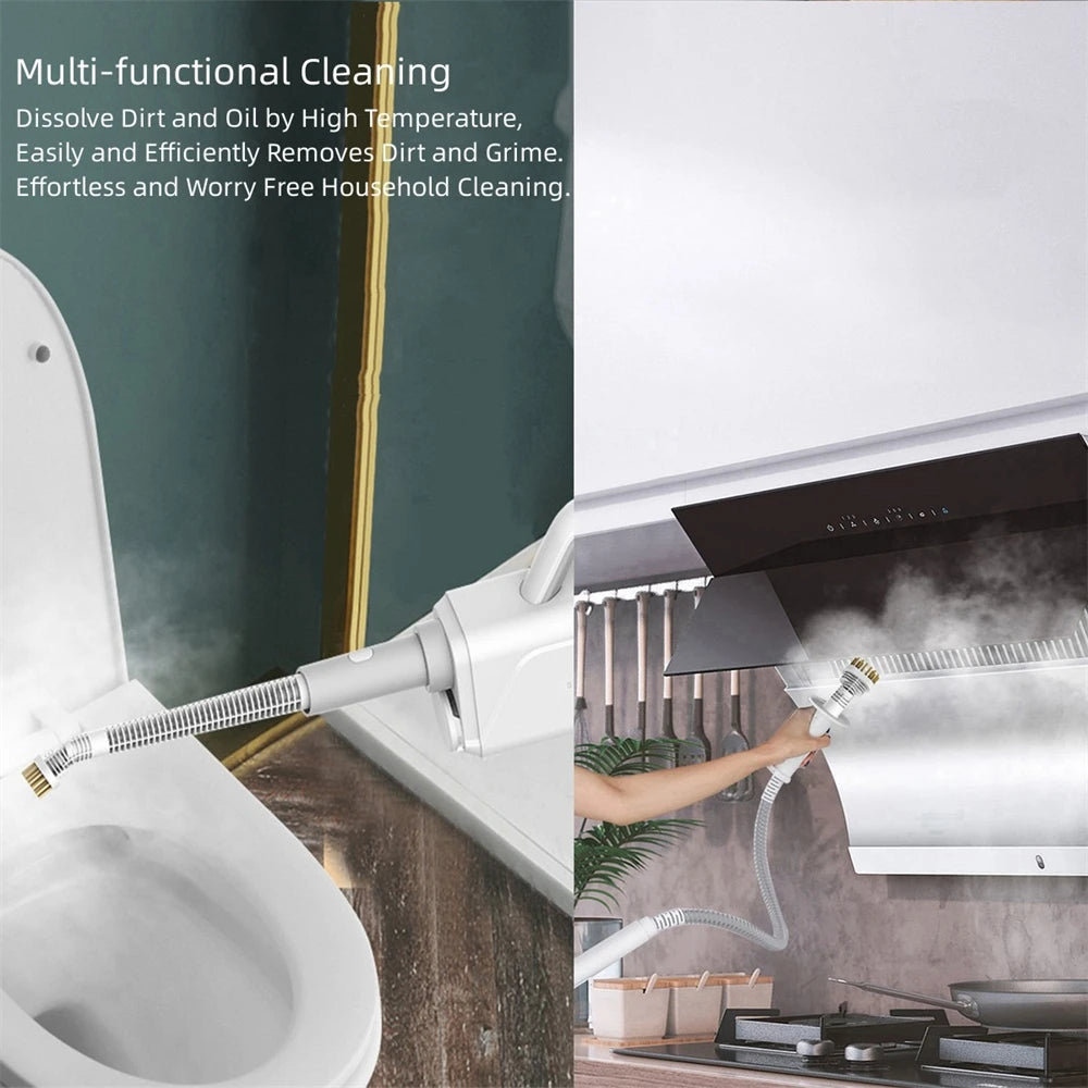 Limpador de esfregão a vapor para casa, limpador a vapor de alta temperatura, ar condicionado, máquina de limpeza de cozinha, esfregão a vapor para todos os pisos