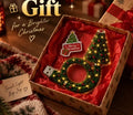 Projetor de árvore de Natal para decoração de interiores, HD, USB, Natal, reproduz cenas festivas, projetor de luz artesanal para casa, parede, decoração de festa de Natal.