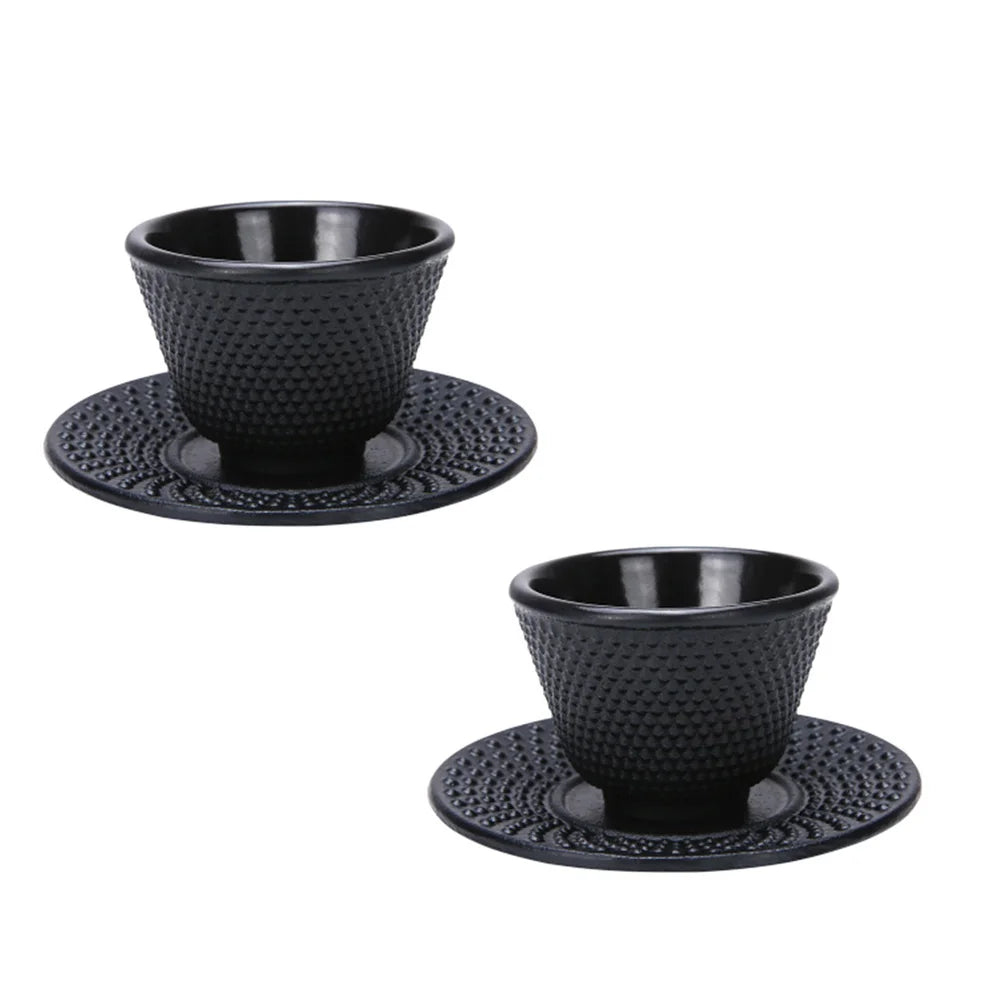 300ml 600ml 800ml bule de chá de ferro japonês ameixa e bambu pintado chaleira de ferro fundido conjunto de água fervente com filtro pote