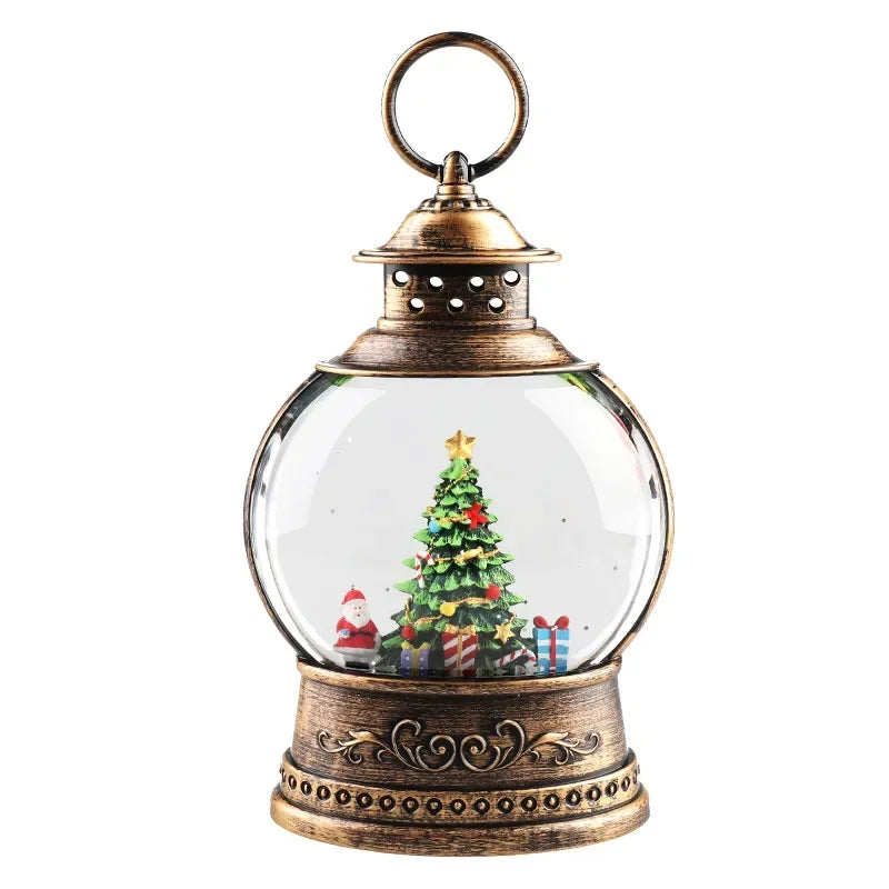 Luzes De Vento Caixas De Música, Bolas De Cristal, Árvore De Papai Noel, Enfeites, Presentes De Natal, Decorações De Carnaval, Vento