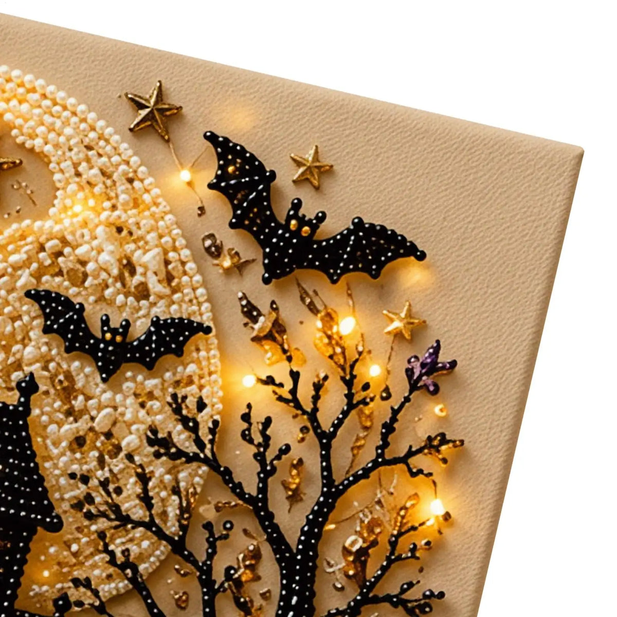 Kit de Arte com Pérolas para Halloween, Artesanato Assustador Ideal para Iniciantes, Lembranças de Festa, Decoração DIY de Fantasmas para Casa, Escritório, Sala de Estar, Estúdio e Festa