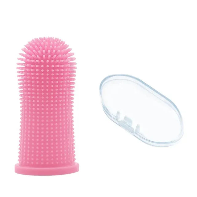 Escova de Dentes para Cães Super Macia, Escova de Dentes de Silicone Não Tóxica para Limpeza de Dentes e Cuidado do Hálito de Gatos e Cães, Produtos para Animais de Estimação Kasa & Pet