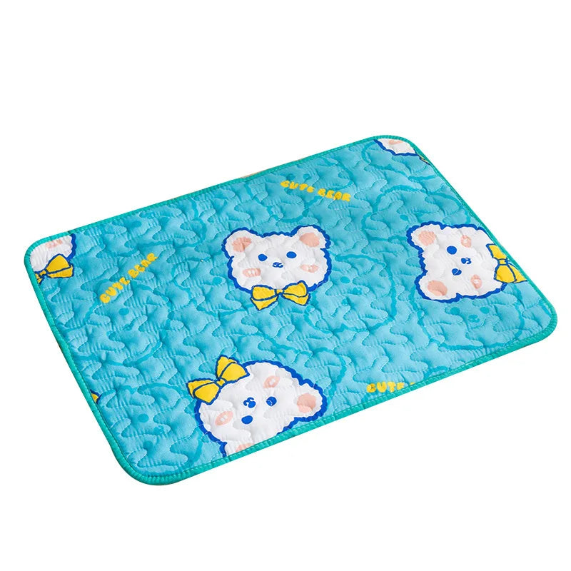 Tapete antiderrapante para animais de estimação, tapete para dormir especial de algodão para gatos, verão, confortável e respirável, produtos para animais de estimação