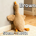 50cm macio colorido pato brinquedo de pelúcia para gatos cães relaxar companheiro de animais de estimação alívio de ansiedade cão amigo liberação de energia presente para animais de estimação