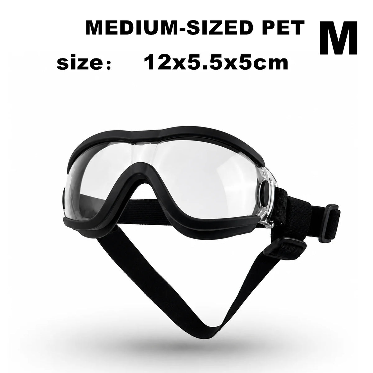 Óculos de Proteção para Cães Pequenos e Médios com Proteção UV e à Prova de Vento, Óculos de Sol para Animais de Estimação com Alça Ajustável