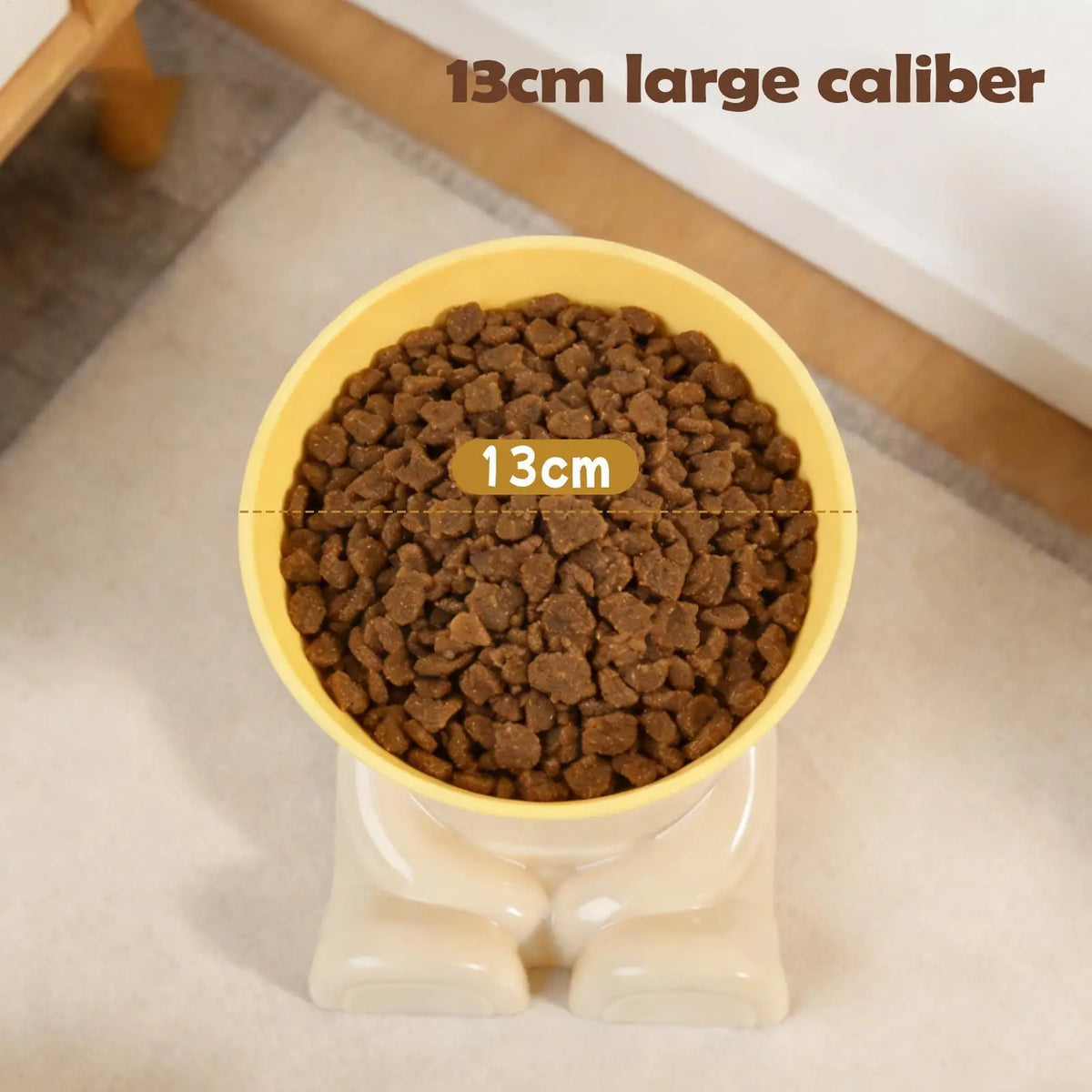 Tigelas para Alimentação de Gatos e Cães, Prato Elevado para Alimentos, Comedouro Antiderrapante para Animais de Estimação, Ideal para Cozinha, Apartamento e Uso Interno