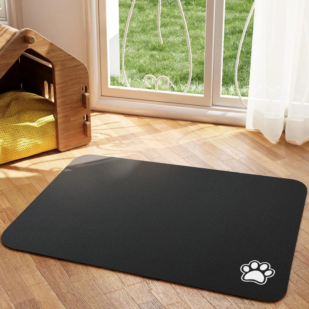 Tapete Absorvente para Alimentação de Animais de Estimação, Tapete para Cães e Gatos para Comida e Água, Fácil de Limpar, Tapetes para Animais de Estimação de Secagem Rápida para Bebedores Desordenados