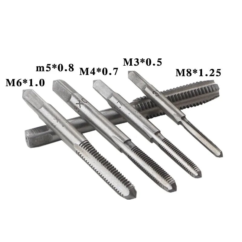 Chave de alça t m3 m4 m5 m6 m8 mão torneira reamer rosca conjunto de ferramentas de rosqueamento máquina ajustável rosca rosqueamento broca