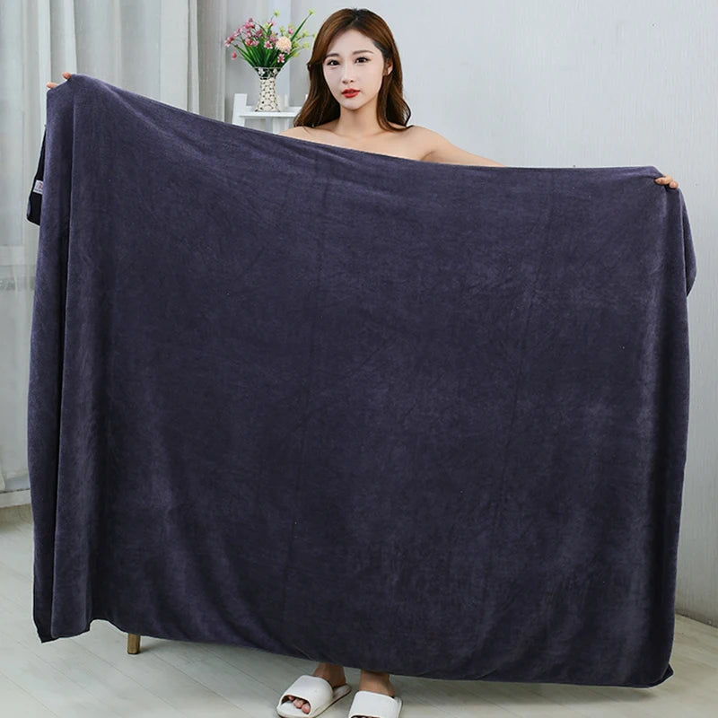 Toalha Super Absorvente e de Secagem Rápida 180x200cm, Toalha de Banho Luxuosa Super Grande - Toalha de Banho Super Macia para Usar