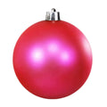 Decoração de férias 12/15/20cm bola de natal acabamento fosco formato de bola decoração de ano novo barra de bola fosca teto