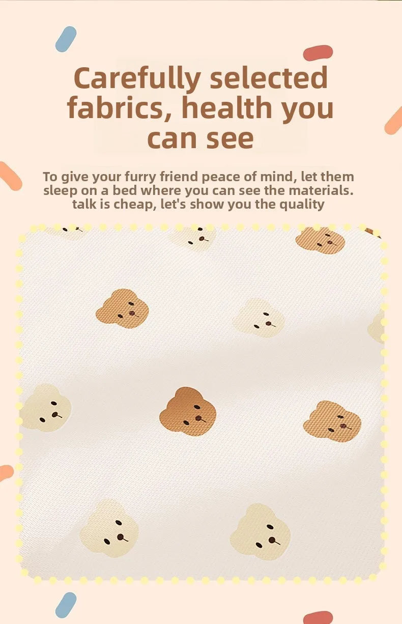 Cama para animais de estimação, cama para cães de madeira maciça, cama para gatos para todas as estações, sofá para dormir para animais de estimação, cama para gatos e cama para cães, prateleira para gatos, condomí