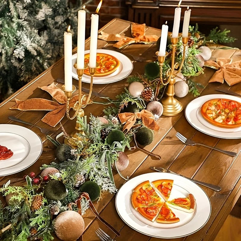 15 peças de Bolas de Veludo para Decoração de Árvore de Natal, Enfeites de Natal para Festas de Família, Casamentos e Decoração de Árvore de Natal
