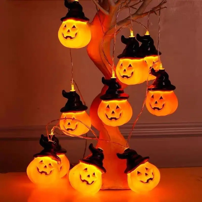 Decorações De Dia Das Bruxas Luzes, Abóbora String Luzes, Luzes Da Lanterna, Festa Em Casa, Quintal, Parede, Decoração De Porta, 710