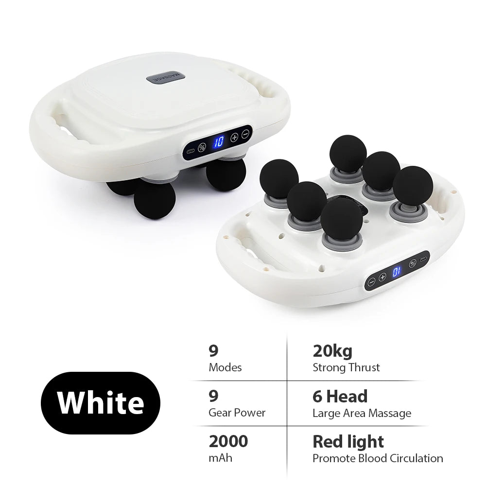 66-head Fascia Gun High Frequency Vibration Body Massage Gun Back Massager Waist Massager Neck Shoulder Thigh Massager